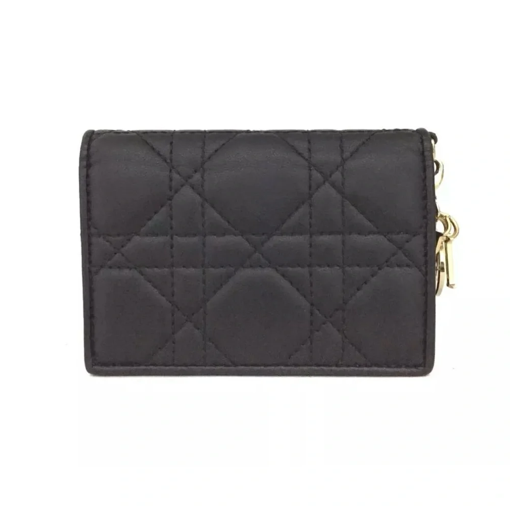 🔥 SALE 🔥 New Dior Black Cannage Bifold Wallet